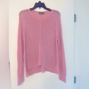 Wooden Ships Pink Knit Sweater